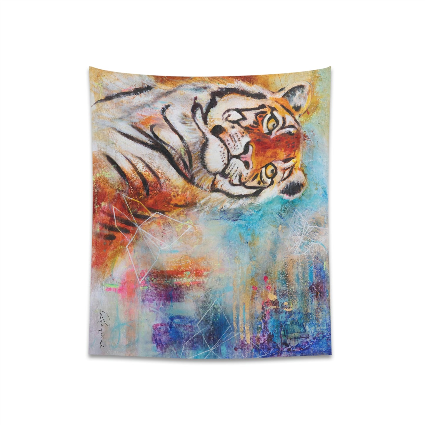 "King" Printed Wall Tapestry