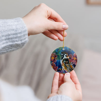 Ceramic Ornament - Sparrow