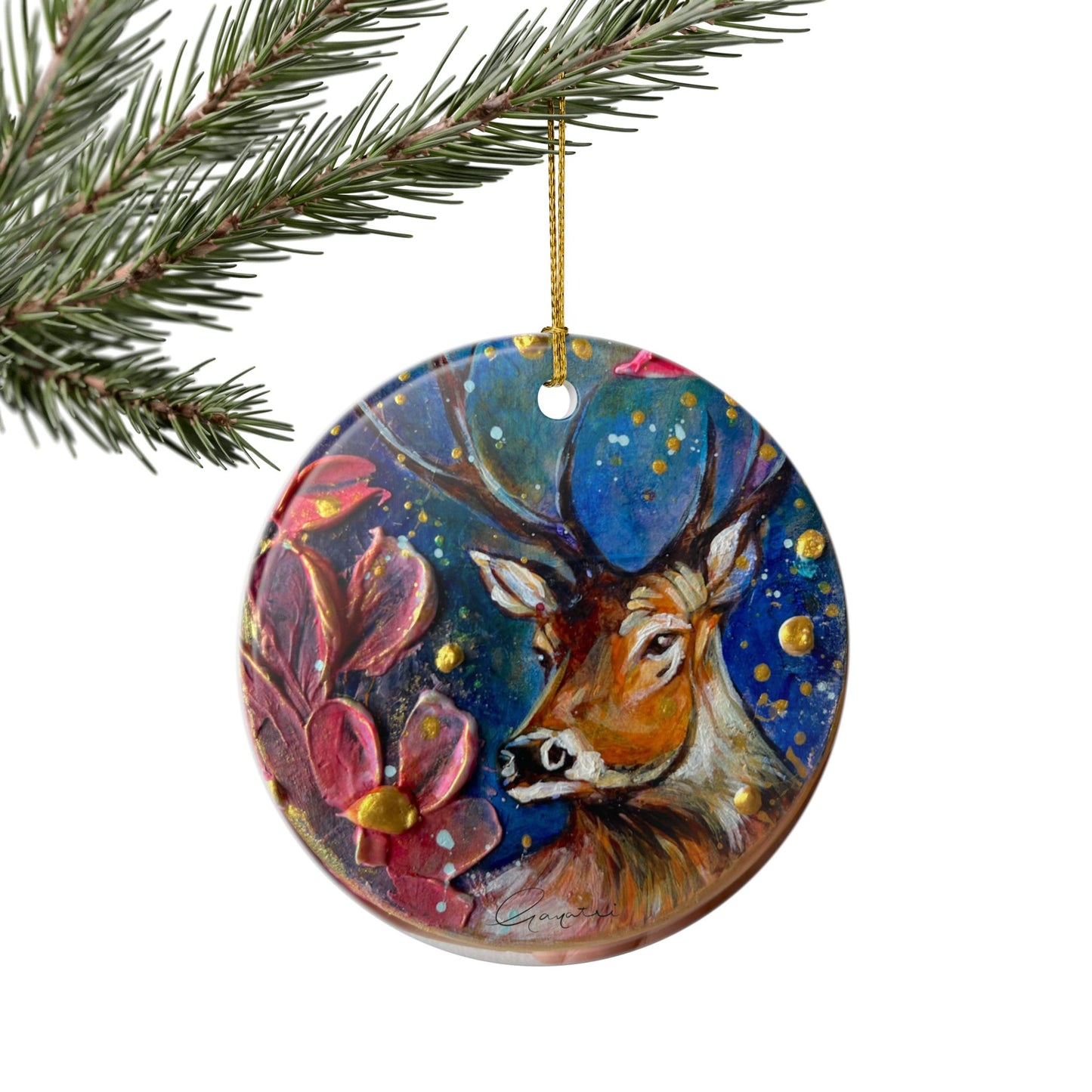 Ceramic Ornaments - Jingle in the Woods