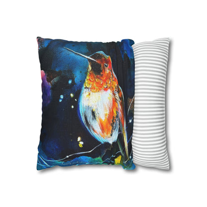 Humming bird Square Pillow Case