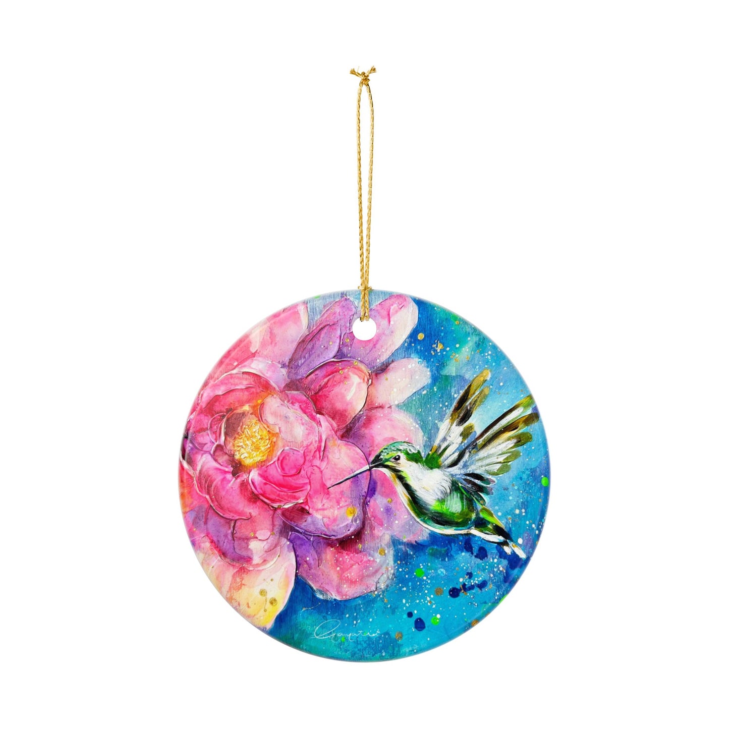 Humming Bird Ceramic Ornaments