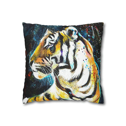 Tiger Square Pillow Case