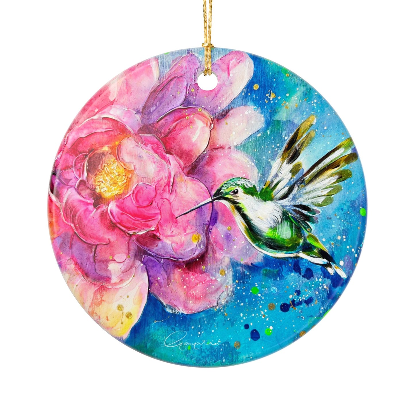 Humming Bird Ceramic Ornaments