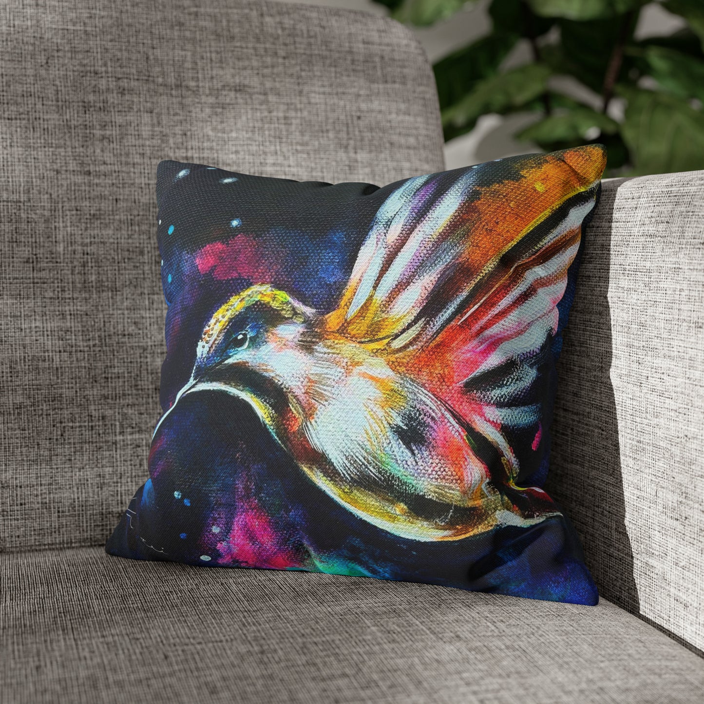 Humming bird wings Square Pillow Case