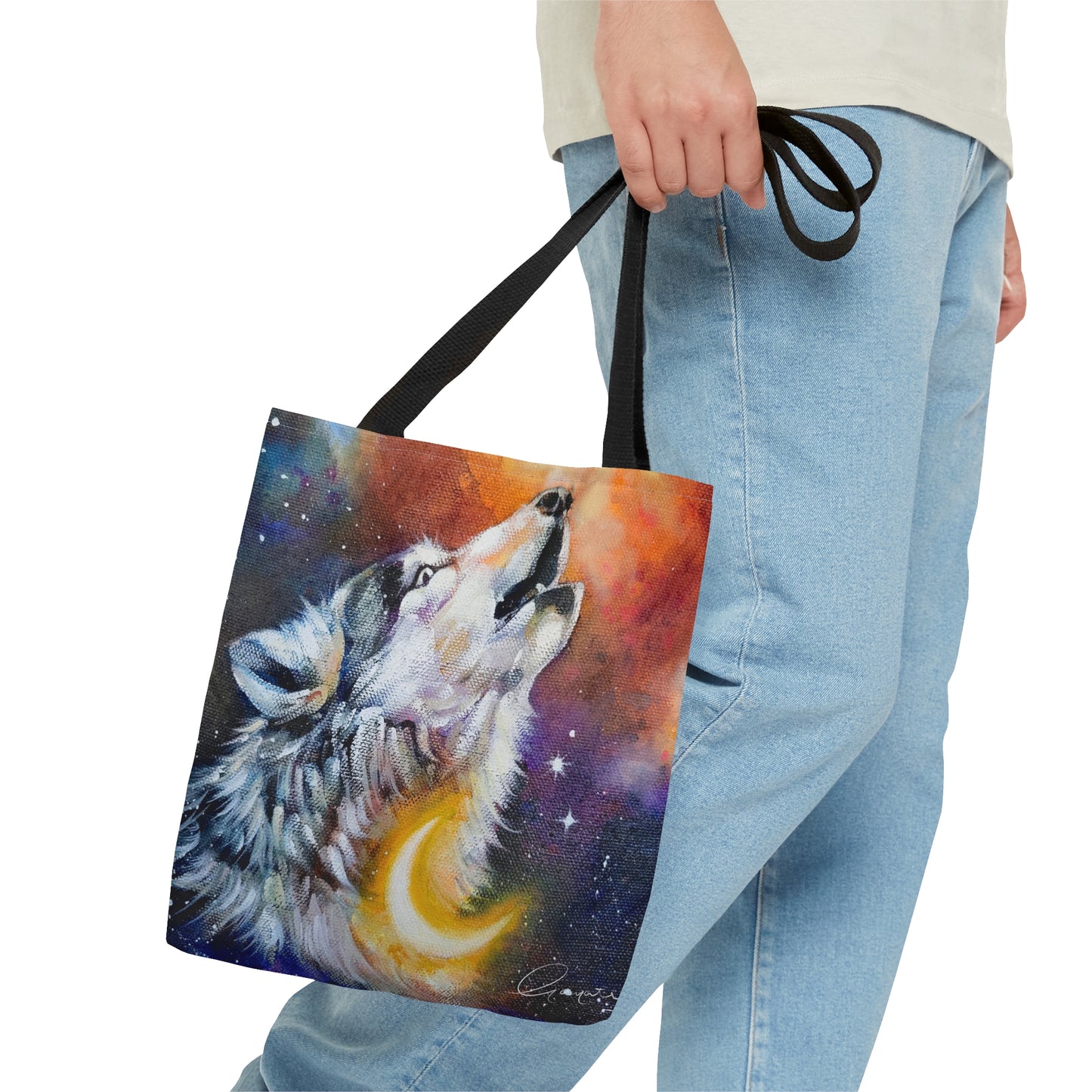 "Moon wolf "Tote Bag