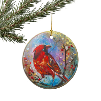 Ceramic Ornament - Cardinal magic