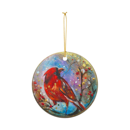 Ceramic Ornament - Cardinal magic