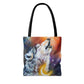 "Moon wolf "Tote Bag