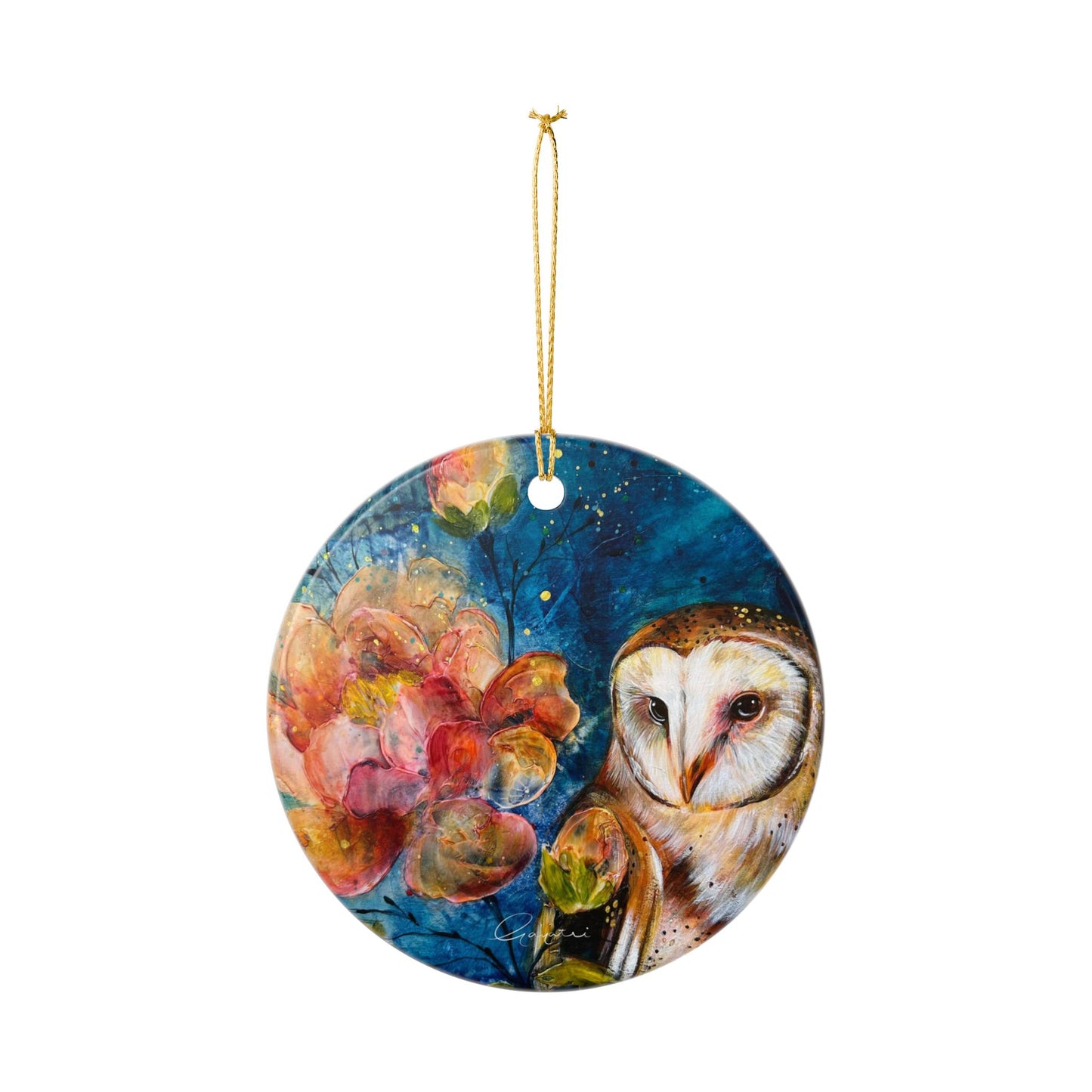 Owl Ceramic Ornaments