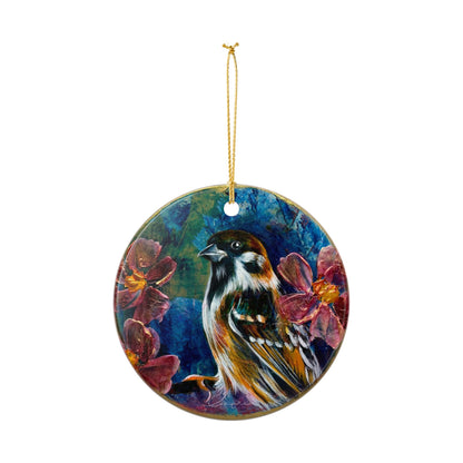 Ceramic Ornament - Sparrow