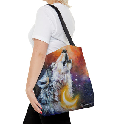 "Moon wolf "Tote Bag