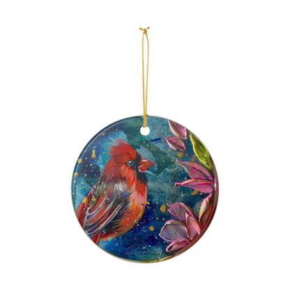 Ceramic Ornament - Cardinal Song