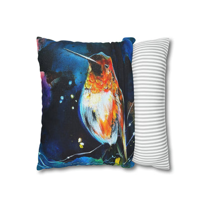 Humming bird Square Pillow Case