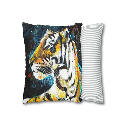 Tiger Square Pillow Case