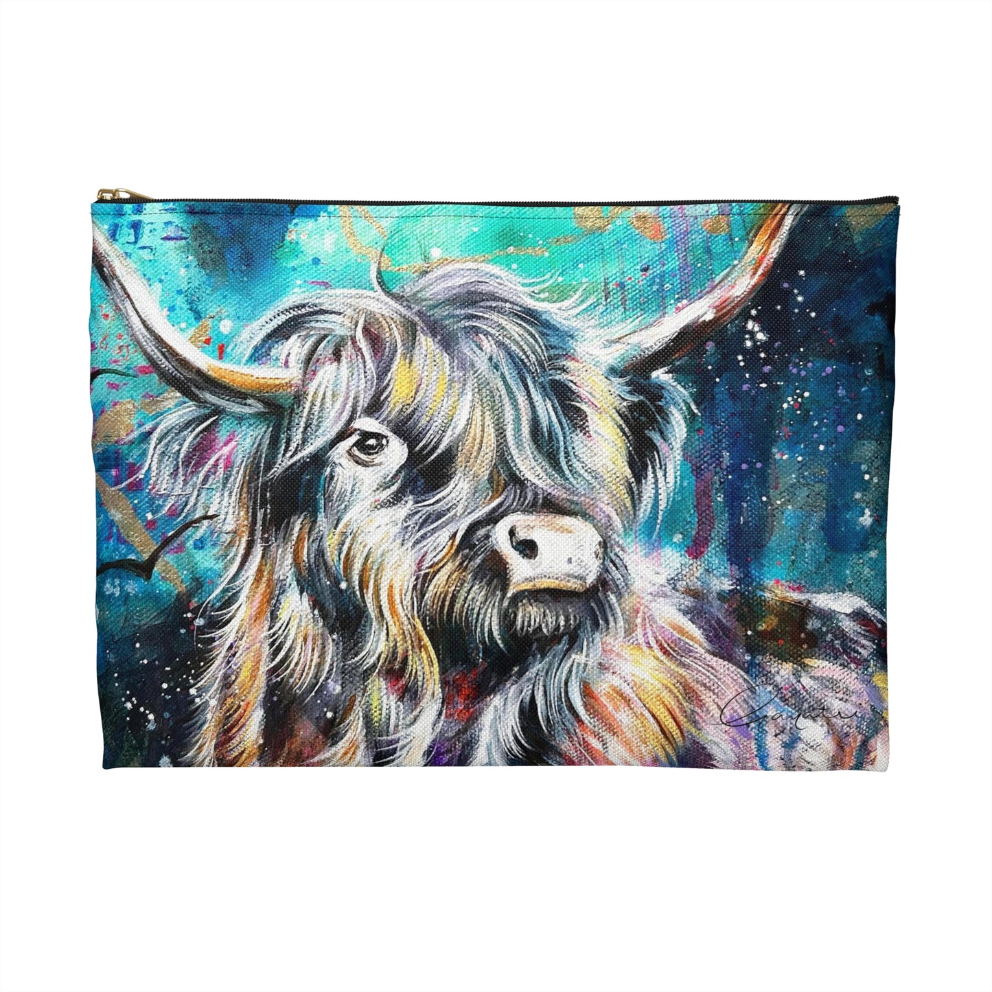 Highland cow Pouch