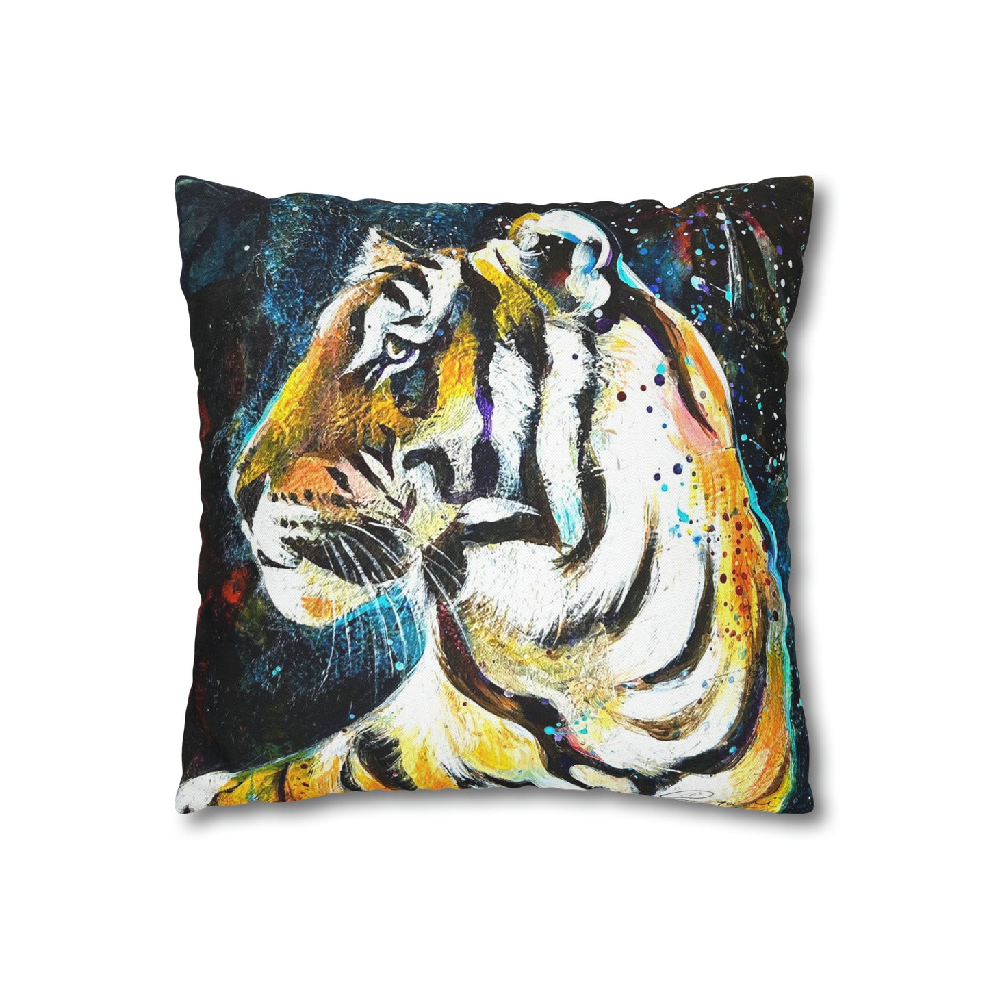 Tiger Square Pillow Case
