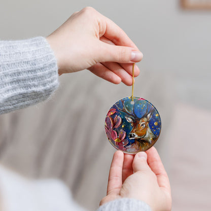 Ceramic Ornaments - Jingle in the Woods