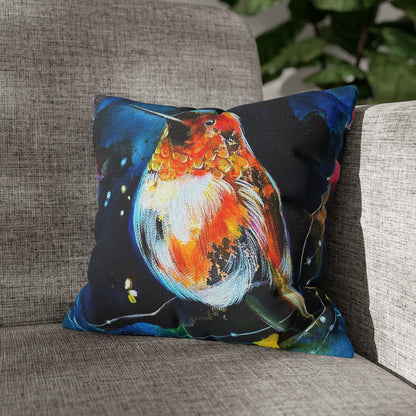 Humming bird Square Pillow Case