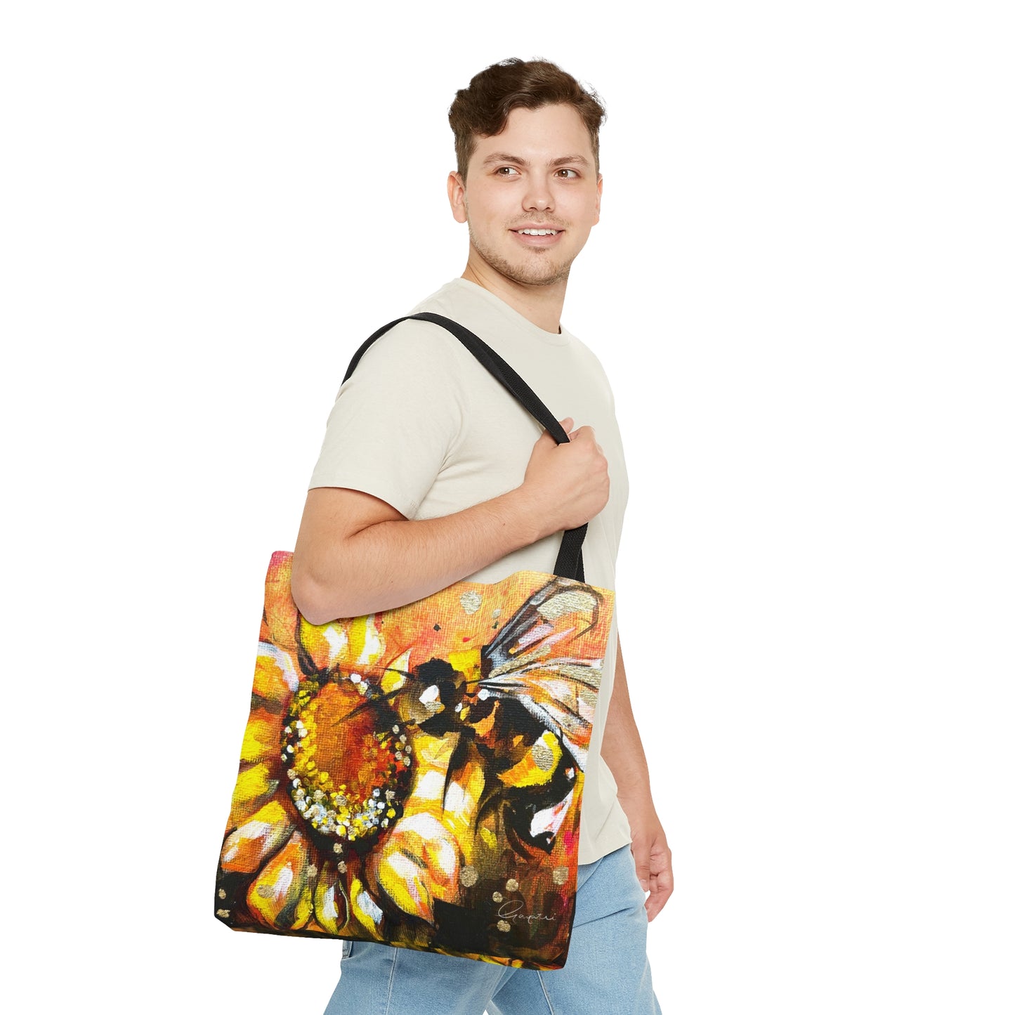 "Sunflower Bee"Tote Bag