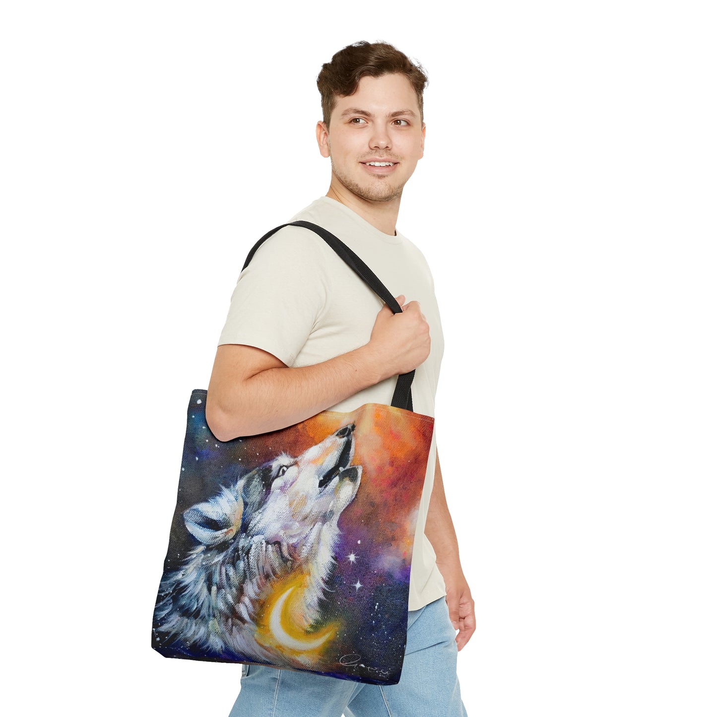 "Moon wolf "Tote Bag