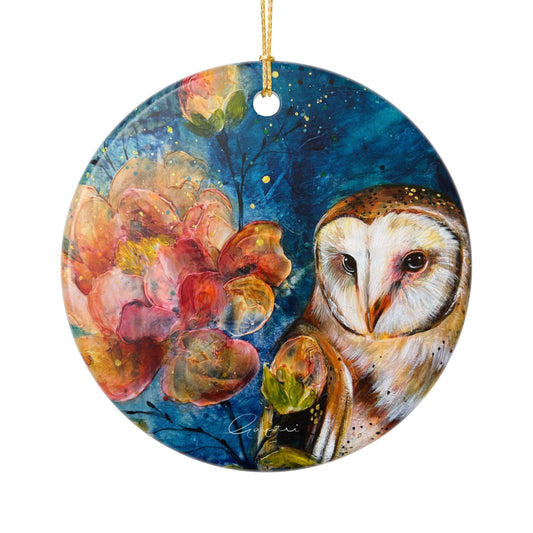 Owl Ceramic Ornaments