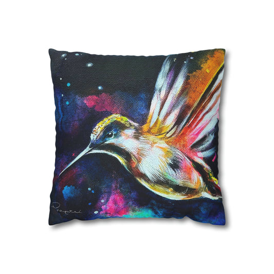 Humming bird wings Square Pillow Case