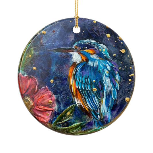 Ceramic Ornaments Kingfisher