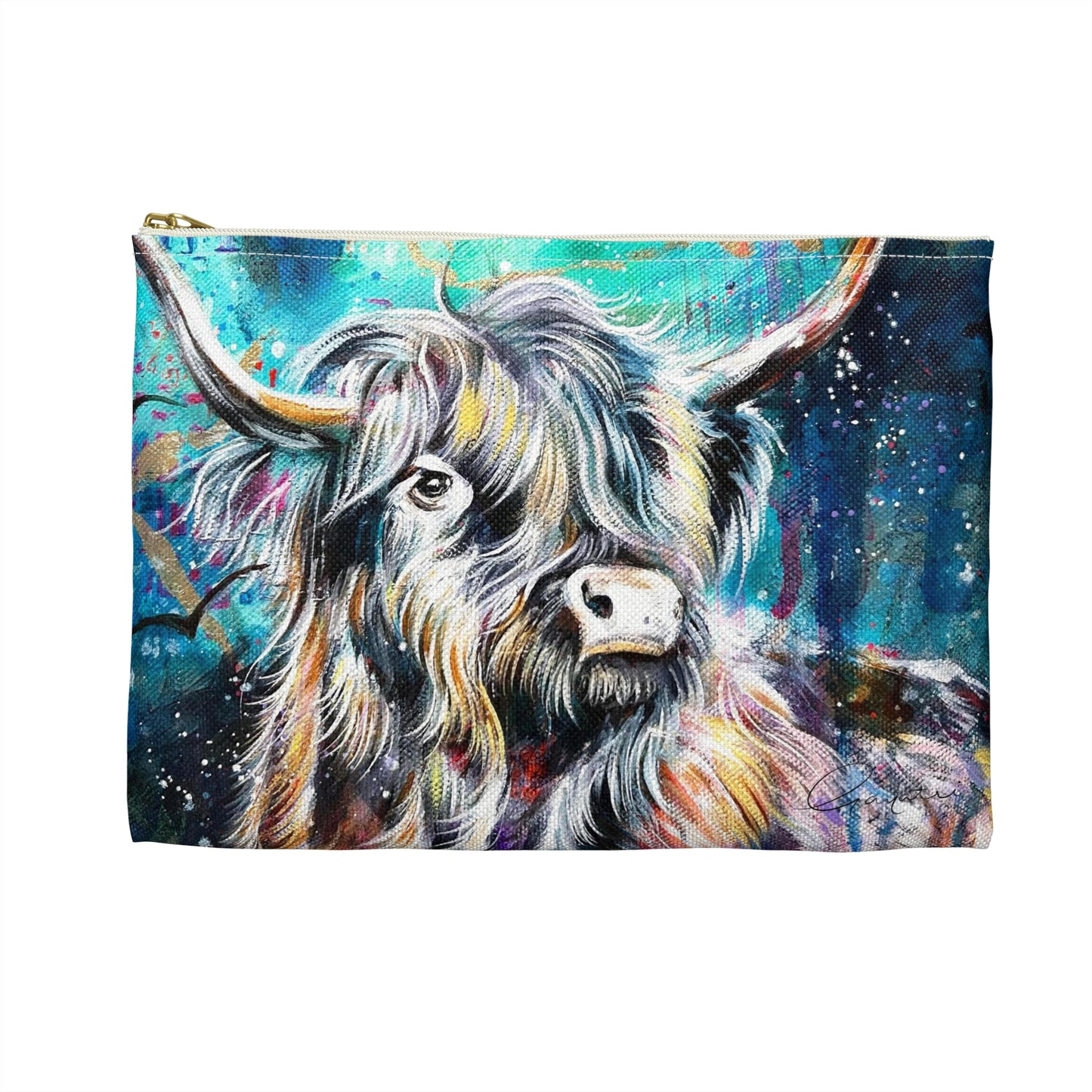 Highland cow Pouch