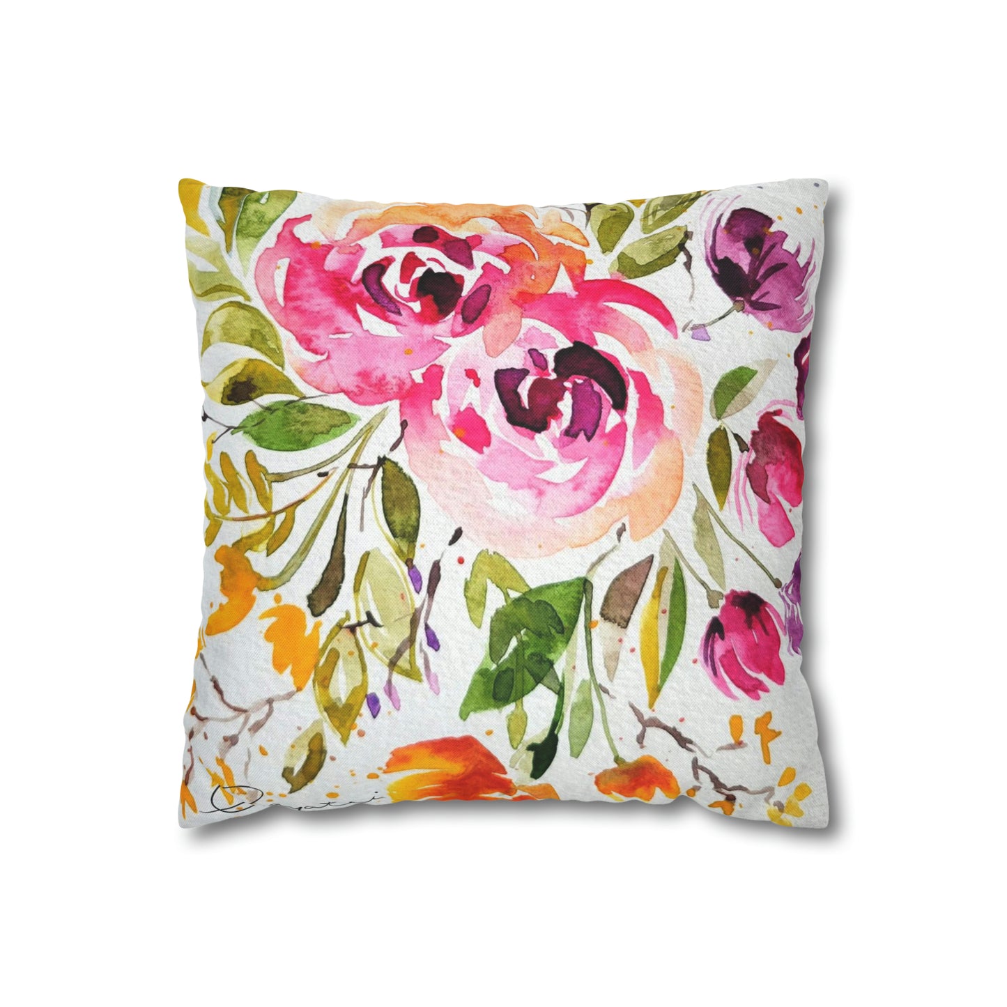 water color Square Pillow Case