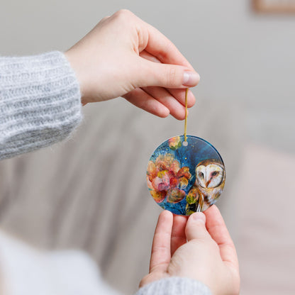 Owl Ceramic Ornaments