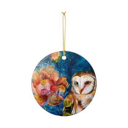 Owl Ceramic Ornaments