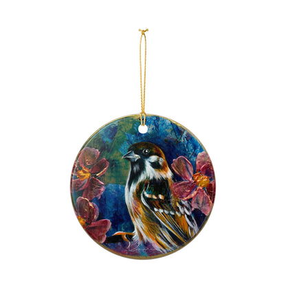 Ceramic Ornament - Sparrow