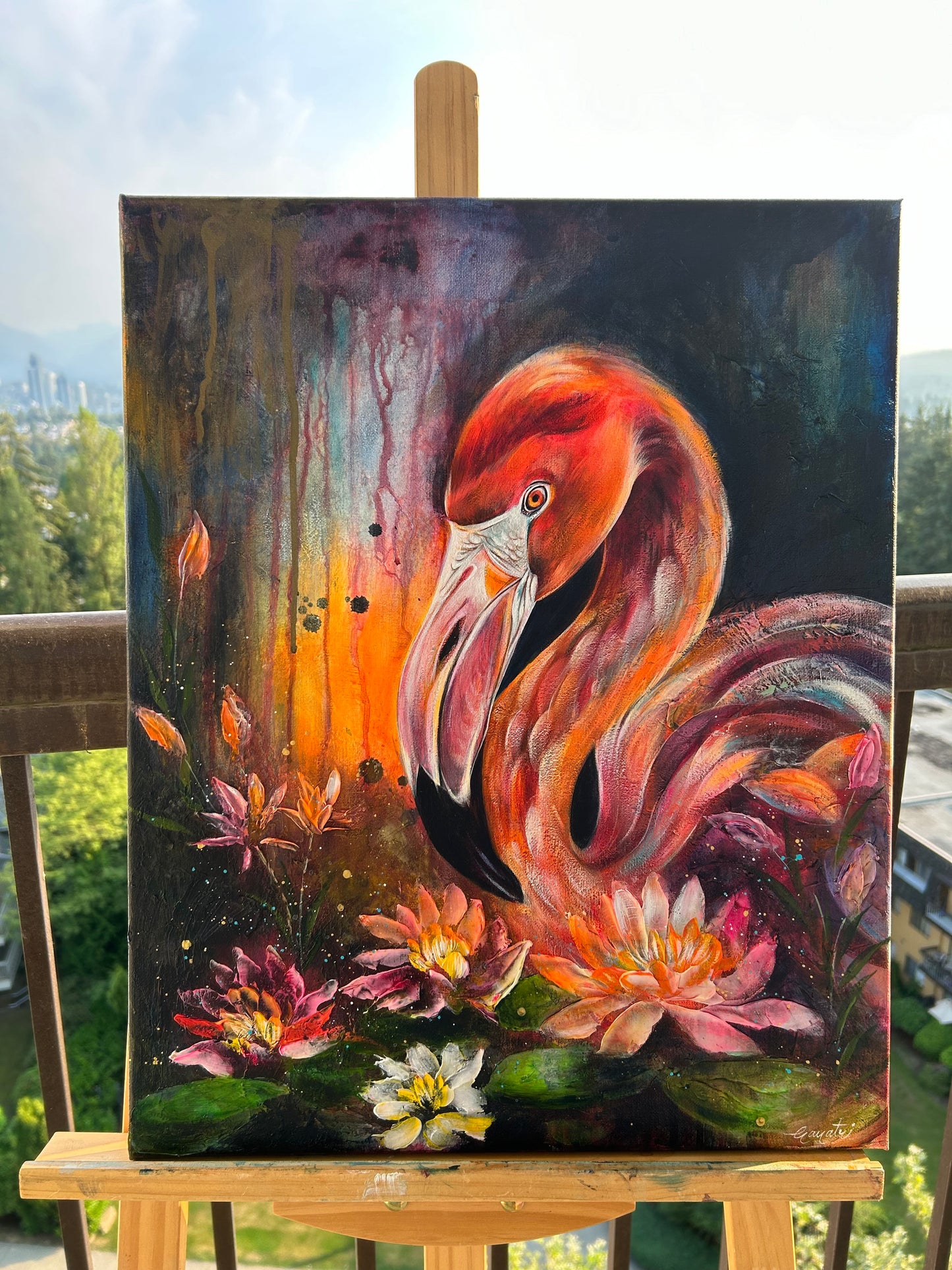 “A walk in the Lilly pond”