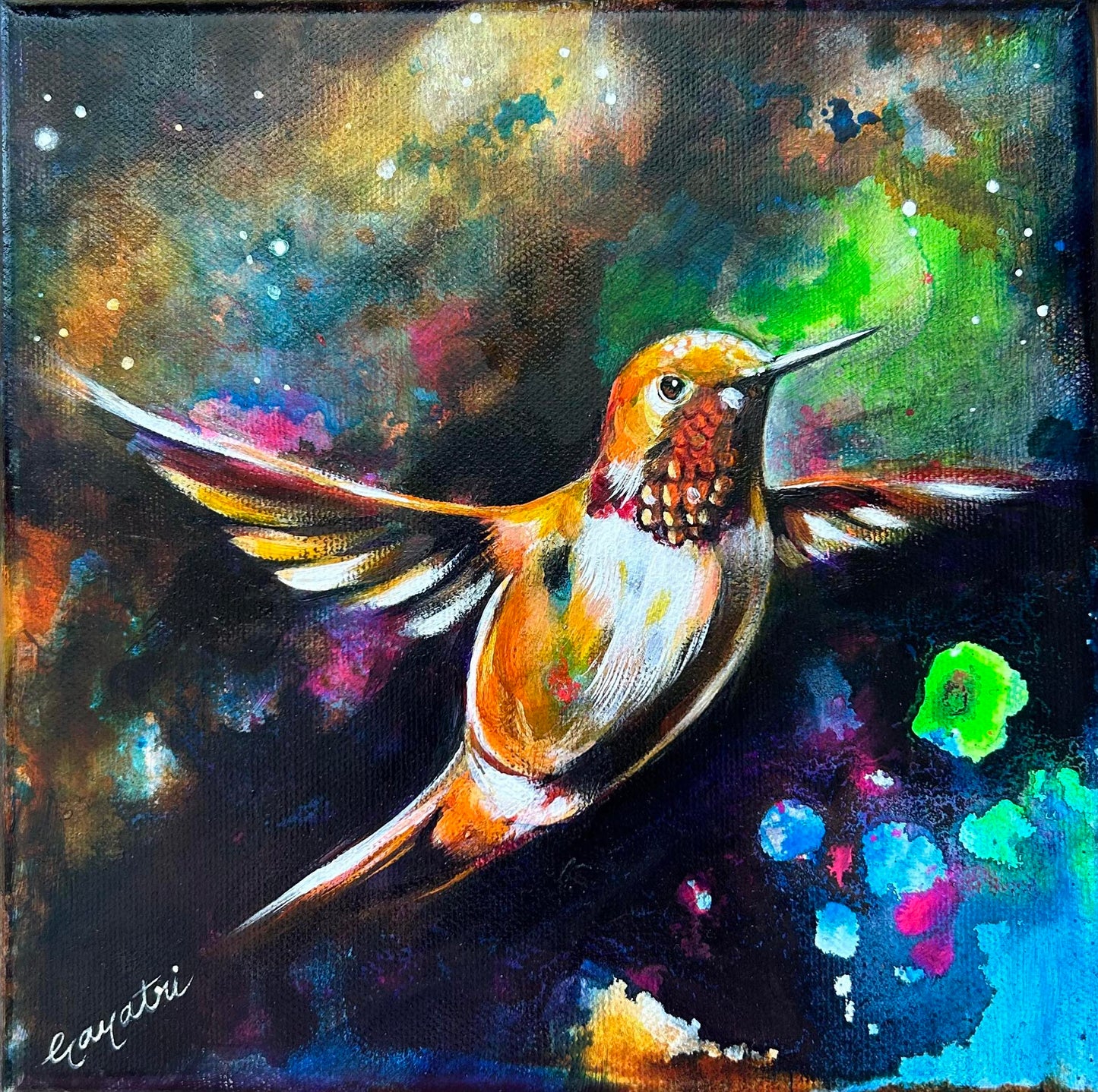 "Fly" Humming bird