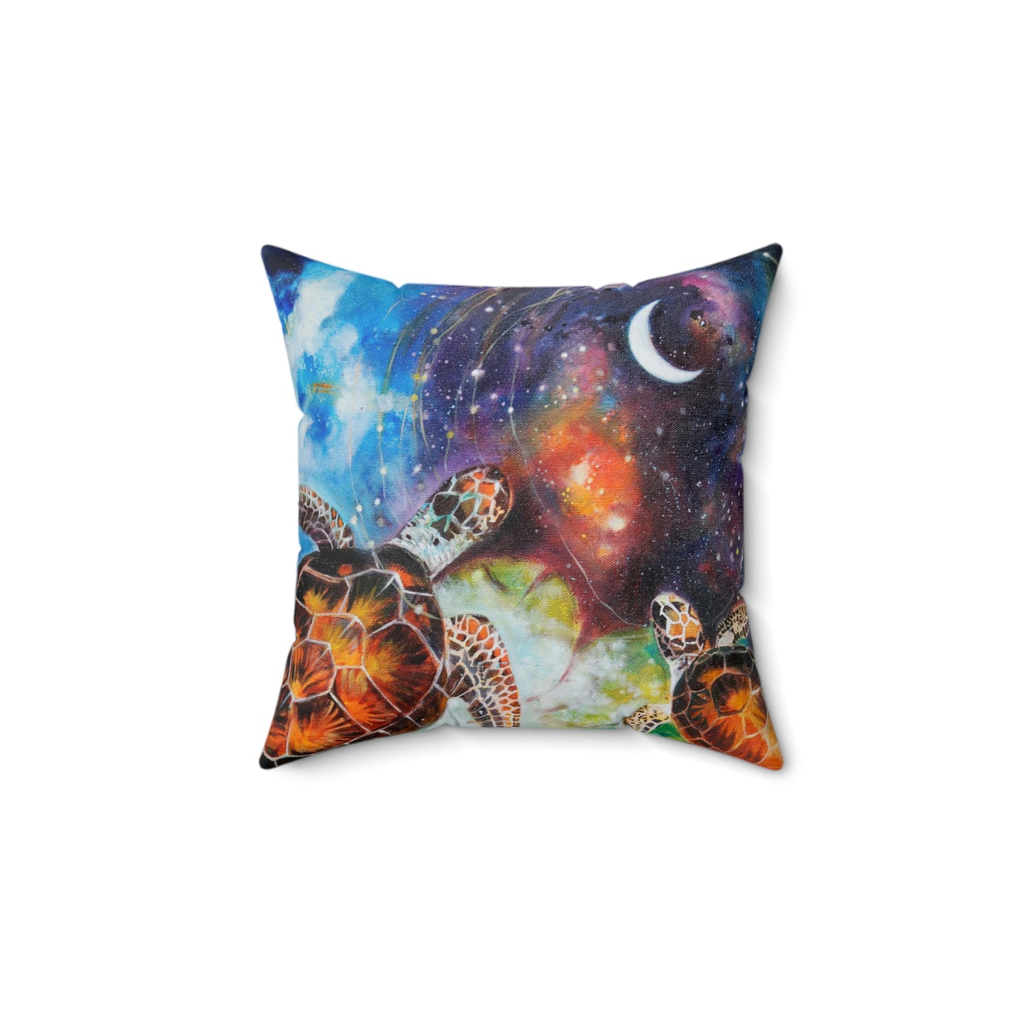 "Sea of Hope" Spun Polyester Square Pillow Case