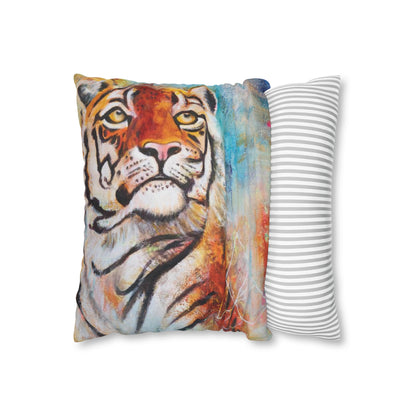 "King" Spun Polyester Square Pillow Case