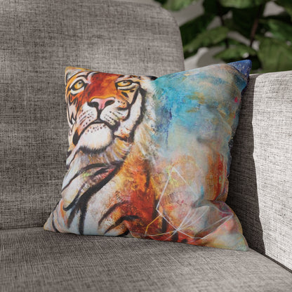 "King" Spun Polyester Square Pillow Case